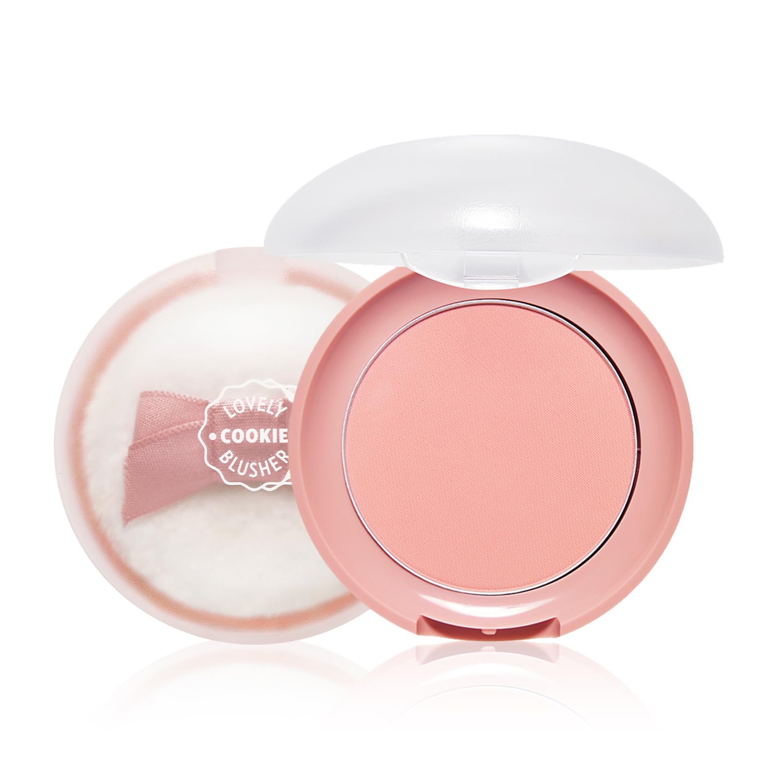 ETUDE Lovely Cookie Blusher #BE101 Ginger Honey Cookie 4g | Glowing & Natural Powder Blush with Long-Lasting Sebum Control | Easy Application | Puffy Cushion for a Lovely Makeup Look